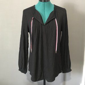 BLACK TOMMY HILFIGER 3/4'' SLV top NWOT